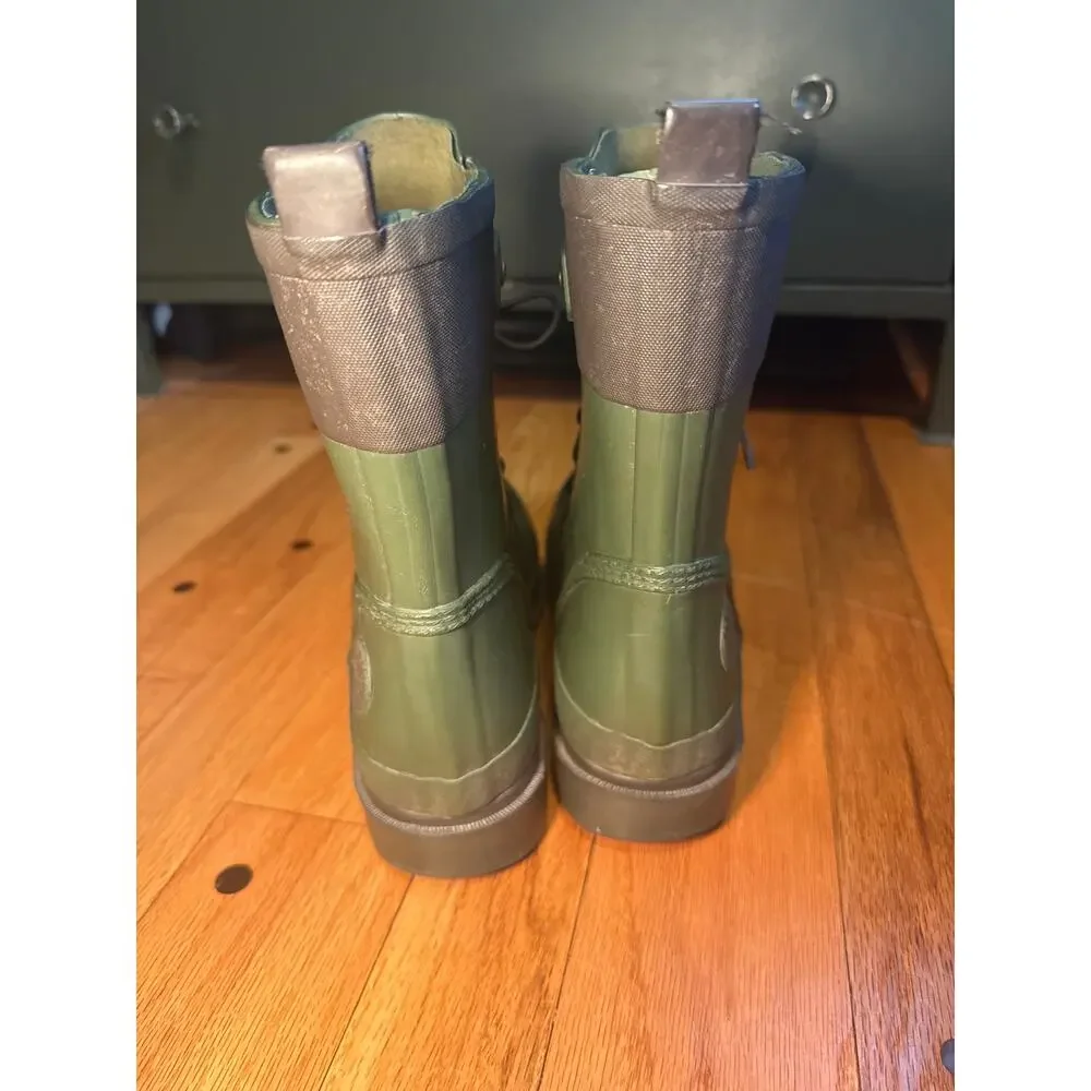 Timberland Green Rubber Rain Boots Women's Sz 9 Waterproof Rain Boots Read